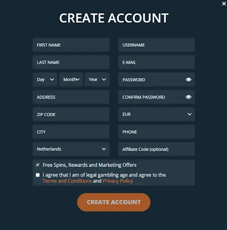 Locowin Account Aanmaken